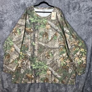 Red Head Brand Co Shirt Mens 6XLT Brown Camo Long Sleeve Realtree Hunting Tee